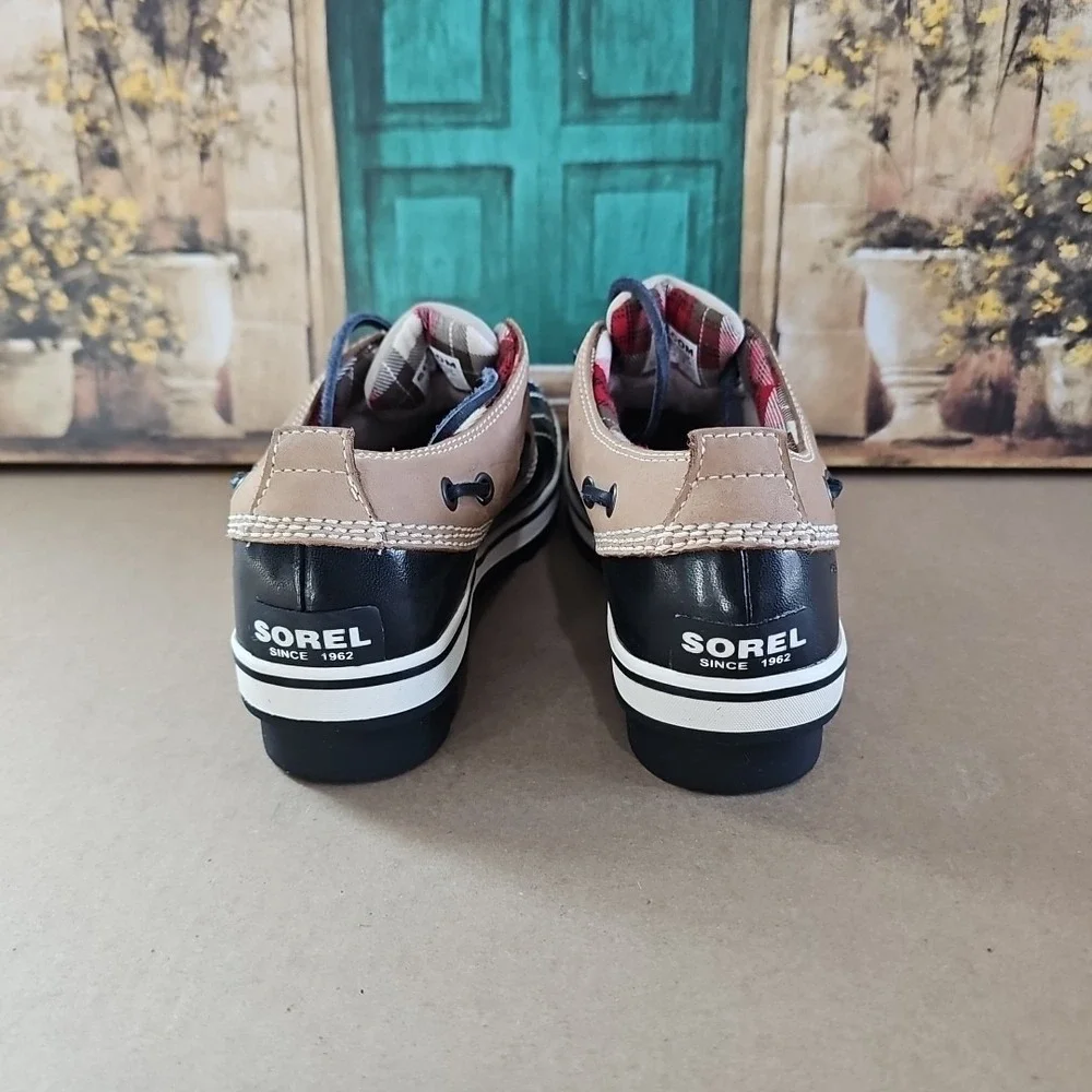 Sorel Women's Tivoli Low II Black/Brown Shoes Size‎ 7.5 US
